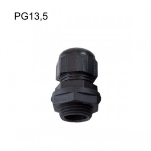 7000.7832.6 | Pressacavi PG13,5 , in tecnopolimero con dado e guarnizione, IP68 , nero RAL 9005