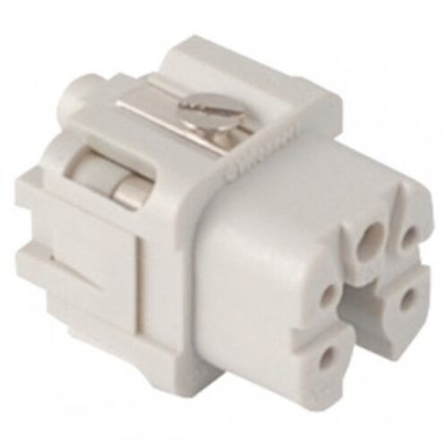 7204.6002.0 | Inserto femmina, terminali a vite  poli 4P+T, 10A
Colore Grigio.