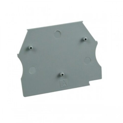 EP2.5-10GREY/100 | Piastra terminale per ER2.5, ER4, ER6, ER10 grigio.
Scatola da 100pcs.