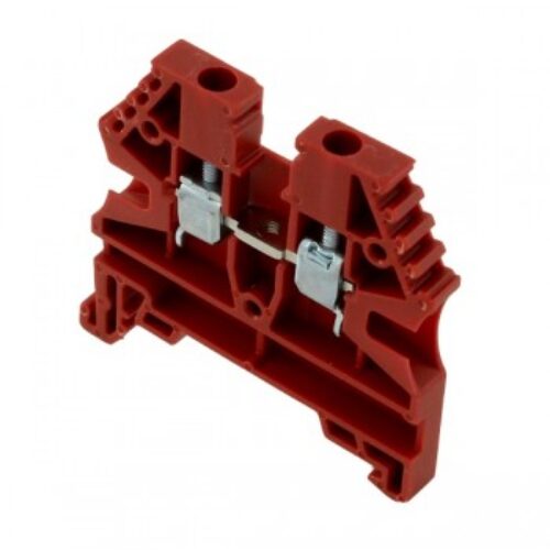 ER2.5RED/100 | Morsetto a vite 2,5 mm², 600 V, 20A Rosso.
Scatola da 100 pcs