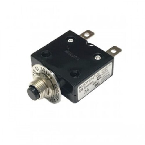 F700H07 | Interruttori/ Disgiuntori termici ripristinabili   7A 250VAC 50VDC Fissaggio a pannello M11x p 1.0