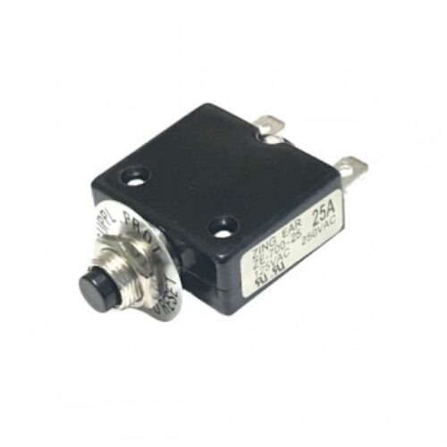 F700H25 | Interruttori/ Disgiuntori termici ripristinabili   25A 250VAC 50VDC Fissaggio a pannello M11x p 1.0.