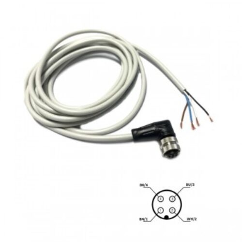 M12FG35X4/15K | Cavo sensore completo di conn. M12 femmina 4 poli 90°,  4X034 PVC / PVC  15mtl.