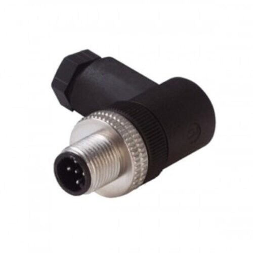 M12MA5P9| Connettore M12 a cablare, ghiera girevole, versione maschio angolare, 5P,PG9,a vite.