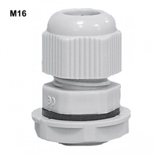 M167035 | Pressacavi + controdadi M16,IP68, Grigio RAL7035.