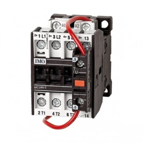 MC14N-S-1024DC | Contattore 3 poli/NO 5.5kW 14A AC3, 1/NO Aux, bobina 24 Vdc.