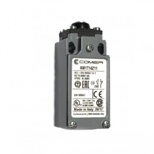 AM1T14Z11 | Finecorsa in alluminio, Pistoncino in acciaio con cuffia antipolvere, corpo 30mm, PG13,5 -IP66.