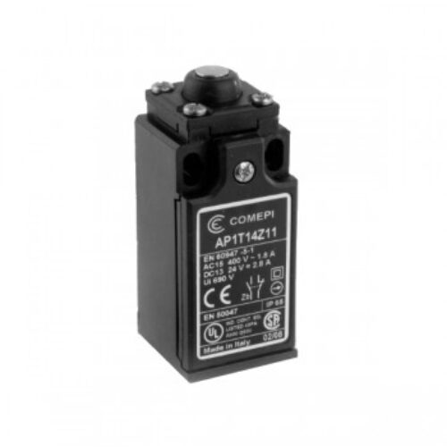 AP1T14Z11 | Finecorsa-Pistoncino in acciaio con cuffia antipolvere, corpo 30mm – corpo tecnopolimero IP65  Pg 13,5.