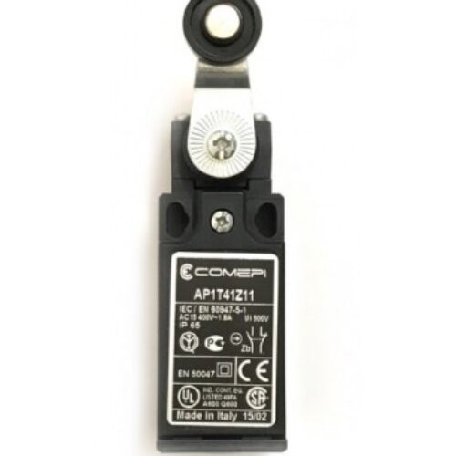 AP1T41Z11 | Finecorsa-A leva con rotella in nylon Ø18, corpo 30mm, corpo tecnopolimero IP65 – PG13,5