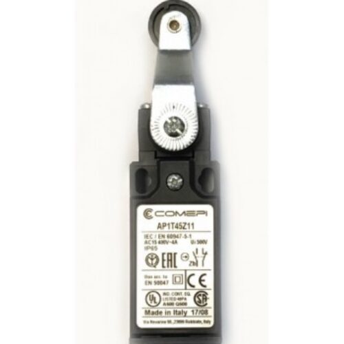AP1T45Z11 | Finecorsa a leva con rotella in nylon Ø18, corpo 30mm. corpo tecnopolimero IP65 – PG13,5