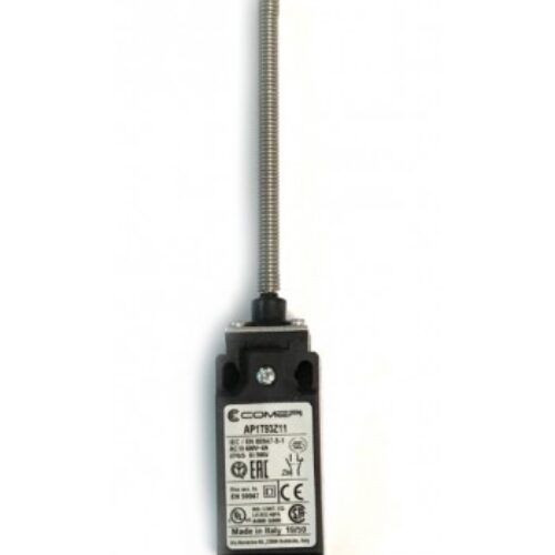 AP1T93Z11| Finecorsa multidirezionale a molla inox, corpo tecnopolimero, Contatti a scatto (1NO + 1NC) doppio isolamento e apertura positiva, PG13,5, IP65.