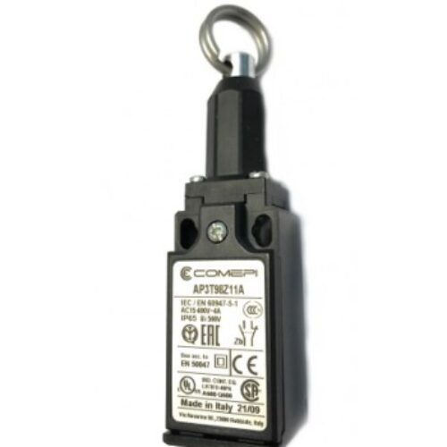 AP3T98Z11A | Finecorsa-A strappo con anello  – IP65 – Un ingresso cavi PG11 Contatti a scatto (1NO + 1NC) – Doppio isolamento.