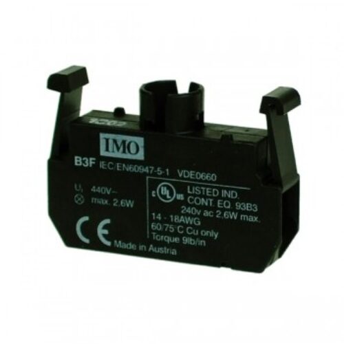 B3F | Portalampada per pulsanti Serie B3, per l’uso con lampade a LED BA9S.