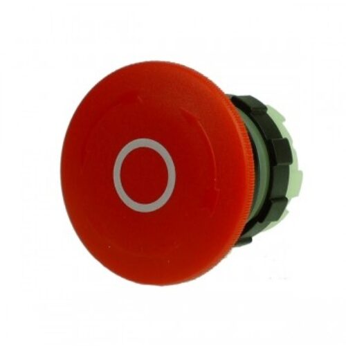 BS3P34RED-O | Pulsante di arresto emergenza rosso d.40mm, aggancio/sgancio a rotazione.