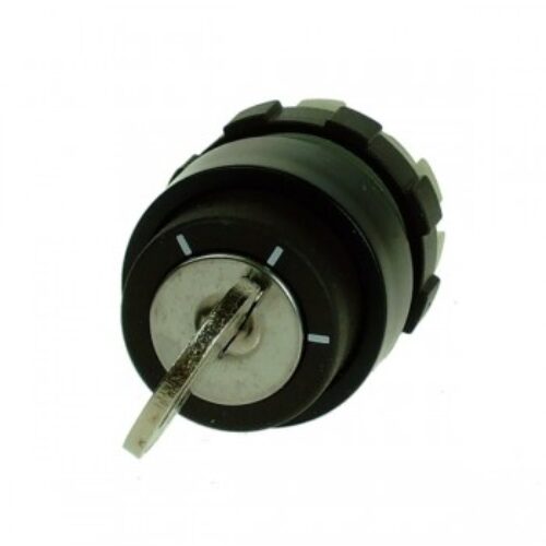 BS3SARR0 | Interruttore a chiave 3 Posizione mantenuta, chiave Bezel nera rimovibile in posizione OFF.