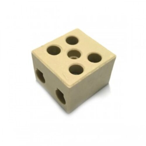 C7247 | Morsetto  steatite 30x23x32,5mm per alte temperature 300°C , 30A bipolare sez.16mmq