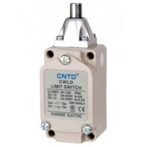 CWLD | Finecorsa  metallico, pistoncino acciaio,1NO + 1NC, 10A 250V, IP66,pressacavo M20 ( incluso)