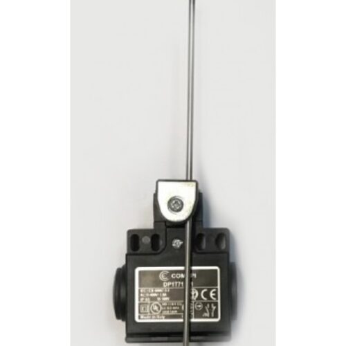 DP1T71Z11 | Finecorsa Asta regolabile inox (ø 3mm), Contatti a scatto (1NO + 1NC) doppio isolamento e apertura positiva,PG13,5 IP65.