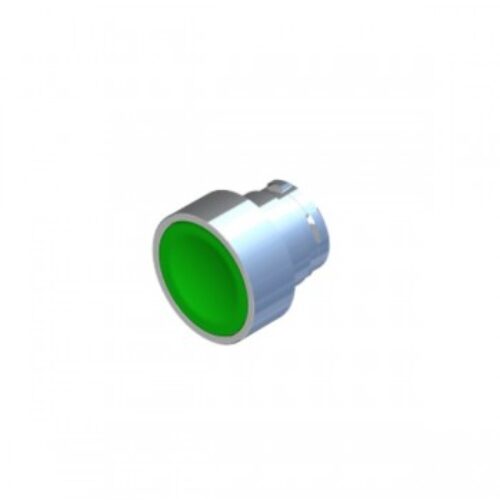 ECX1102 | Pulsante D.22 metallica filo ghiera verde serie ECX1000.