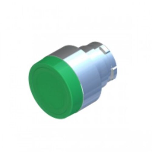 ECX1202 | Pulsante D.22 metallica filo ghiera luminoso verde serie ECX1…
