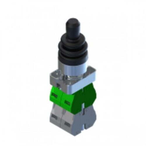 ECX1550 | Joystick 4posiz. A-B-C-D con ritorno serie metallo H=55mm.