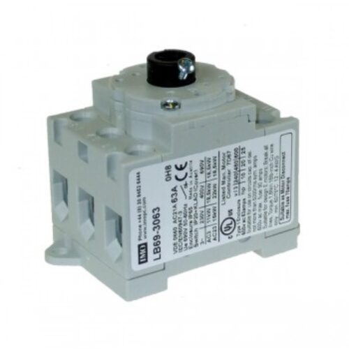 LB69-3063 | Sezionatore per montaggio su base, 3 poli, 63 A per uso con E69 … Alberi e H69 … Maniglie.