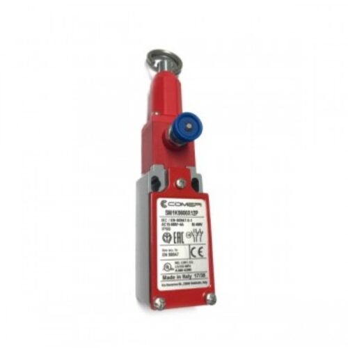 SM1K9800X12P| Interruttore di finecorsa di sicurezza a fune ,contatti non sovrapposti ad azione lenta (1NA + 2NC) Doppio isolamento. Ingresso cavi PG13,5. IP66.