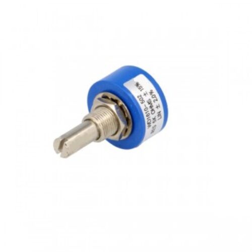 WD1610-502/ST | Potenziometro assiale mono giro 5KOhm/1W6,35mm. lineare. Blocco fine corsa.