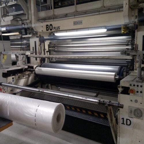 MONO-LAYER MACCHI 2400 BLOWN FILM LINE, YEAR 2002 (6 MONTHS WARRANTY*)